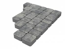  Тротуарная плитка Stellard Старый город 40 мм Грей: внешний вид